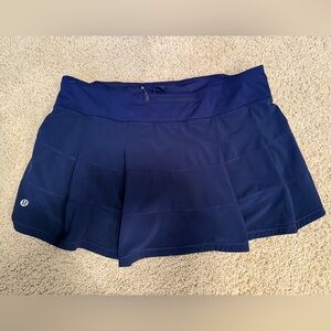 Lululemon pace rival Navy Blue Skirt, 12